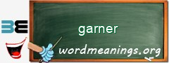 WordMeaning blackboard for garner